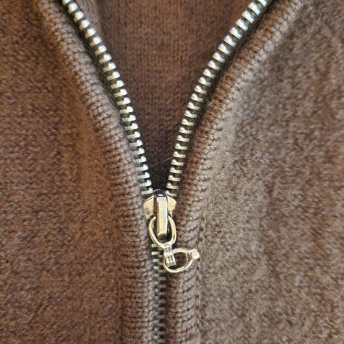 Maro Polo 100% Wool Zip Up Jumper Size S Mens - Picture 6 of 7