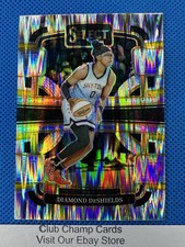 2024 #100 Diamond Deshields Panini WNBA Select Concourse Silver Flash Prizm Sky