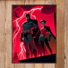 Batman and Robin Poster 18x24 – DC Comics Superhero Wall Art Vintage Style