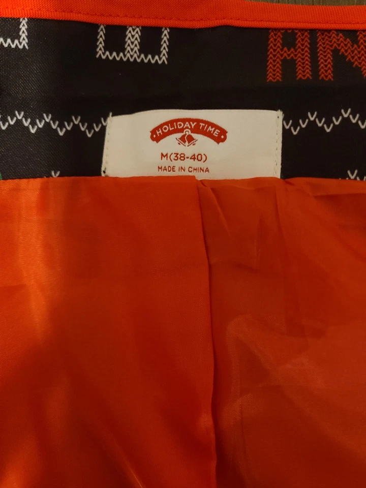 Blazer Solo en Casa MEDIANO Para Hombre Feo Navidad Suéter Vacaciones Chaqueta y Corbata Traje Foto 4 de 4