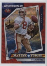2021 Panini Rookies & Stars Airborne Red Wave Steve Young #AB-29 HOF 0vd2