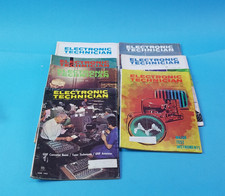Vintage Lot of 7 Electronic Technician Magazine 1965 1966 Mix months
