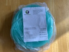Standard Green Oxygen Tubing 2 Connectors 50  6 Channel