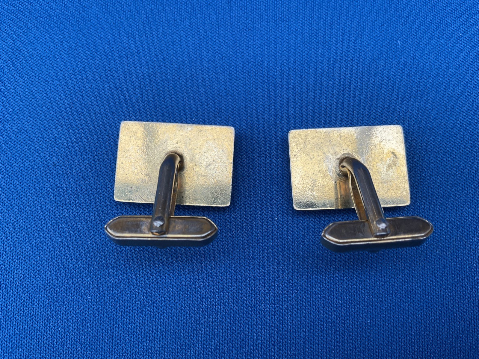 Vintage Abalone Paua Shell Rectangular Cufflinks … - image 3