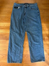 Vintage Calvin Klein Jeans Relaxed Fit Straight Leg Blue Denim Size 34