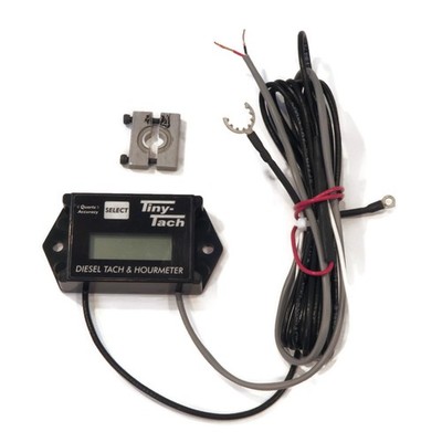Tachometer/Hour Meter with 1/4'' Transducer for Diesel 12-24 VDC Engine Motors