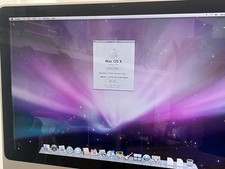 Apple iMac A1224 20" Core 2 Duo 2.0GHz 1GB/320GB Radeon 2400XT OS X 10.6 WORKING