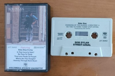 Bob Dylan - Street Legal - 1978 Columbia Records music cassette