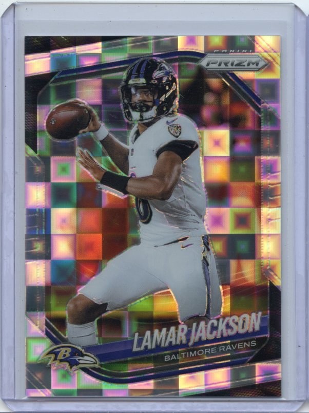 2025 Panini Prizm Premium Box Set LAMAR JACKSON #78 PANDORA PRIZM 352/400