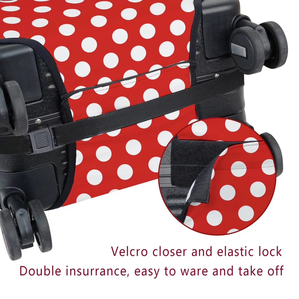 3 Piezas de Funda de Equipaje Maleta de Viaje Protector Lindo Niñas Elástico Lavabo... Foto 3 de 4