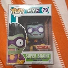 Funko Pop! Plants vs. Zombies GW2 Super Brainz #79 Vinyl Target Exclusive
