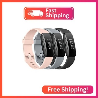 3 Pack Silicone Bands Compatible with Fitbit Inspire 2 Bands for Women Men, Adju