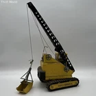 Vintage Mighty Tonka Crawler Crane Pressed Steel Construction Toy Clamshell