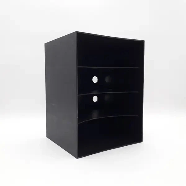 Boîte 7 pouces pour rangement vinyles Noir pour env. 80 Singles - Photo 1/1