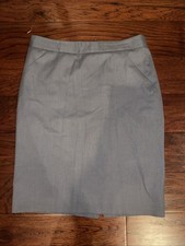 Ann Taylor gray pencil skirt Knee Length 4