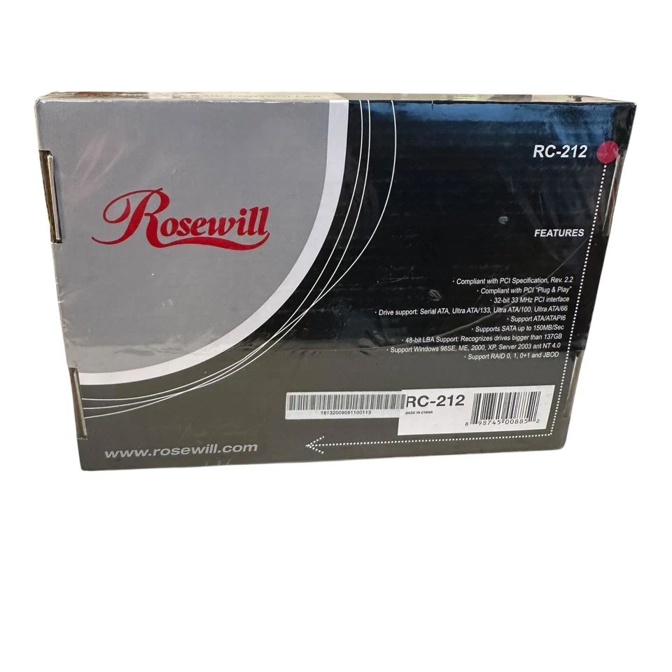 Rosewill RC-302 PCI Parallel Port Adapter Card New in Box Factory Sealed - Image 2 of 3