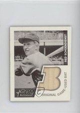 2001 Bowman Heritage 1948 Reprints Relics Red Schoendienst #BHM-RS HOF 02lc
