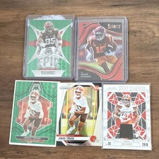 Panini Rookie Myles Garrett Drake London Nick Chubb Browns Card Lot (5) 2018