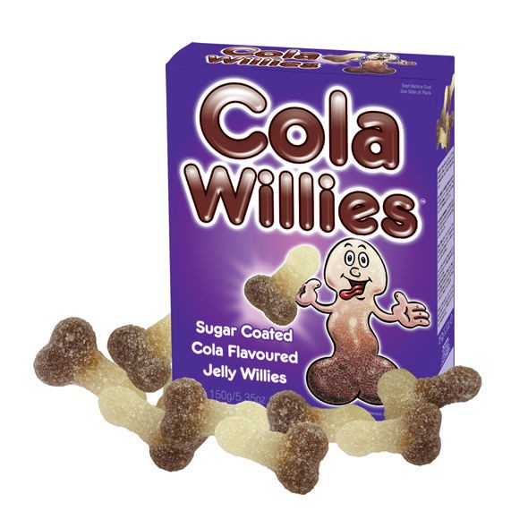 Bonbon en forme de pénis cola SPENCER & FLEETWOOD, confiserie insolite EVJF et friandise adulte