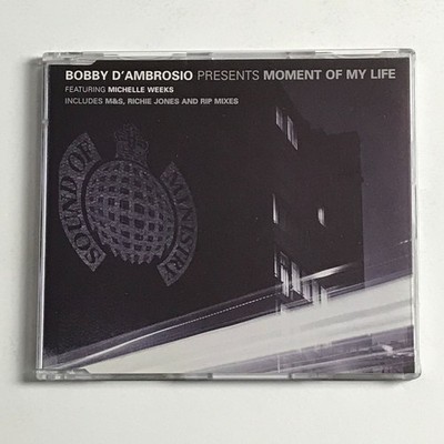 Bobby D'Ambrosio Ft Michelle Weeks   Moment Of My Life CD Single   MOSCDS1 EX/EX