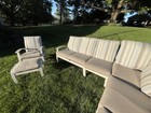 Indoor/Outdoor Patio set with 2 swivel chairs, high quality frame and cushions — photo 3
