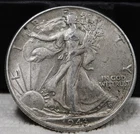 1943-p, Walking Liberty silver half dolllar