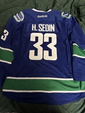 Reebok Vancouver Canucks Henrik Sedin #33 NHL Hockey Jersey  2XL / XXL