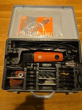 Fein MSXE 636 II MultiMaster Oscillating Multi-Tool + Metal Case And Accessories