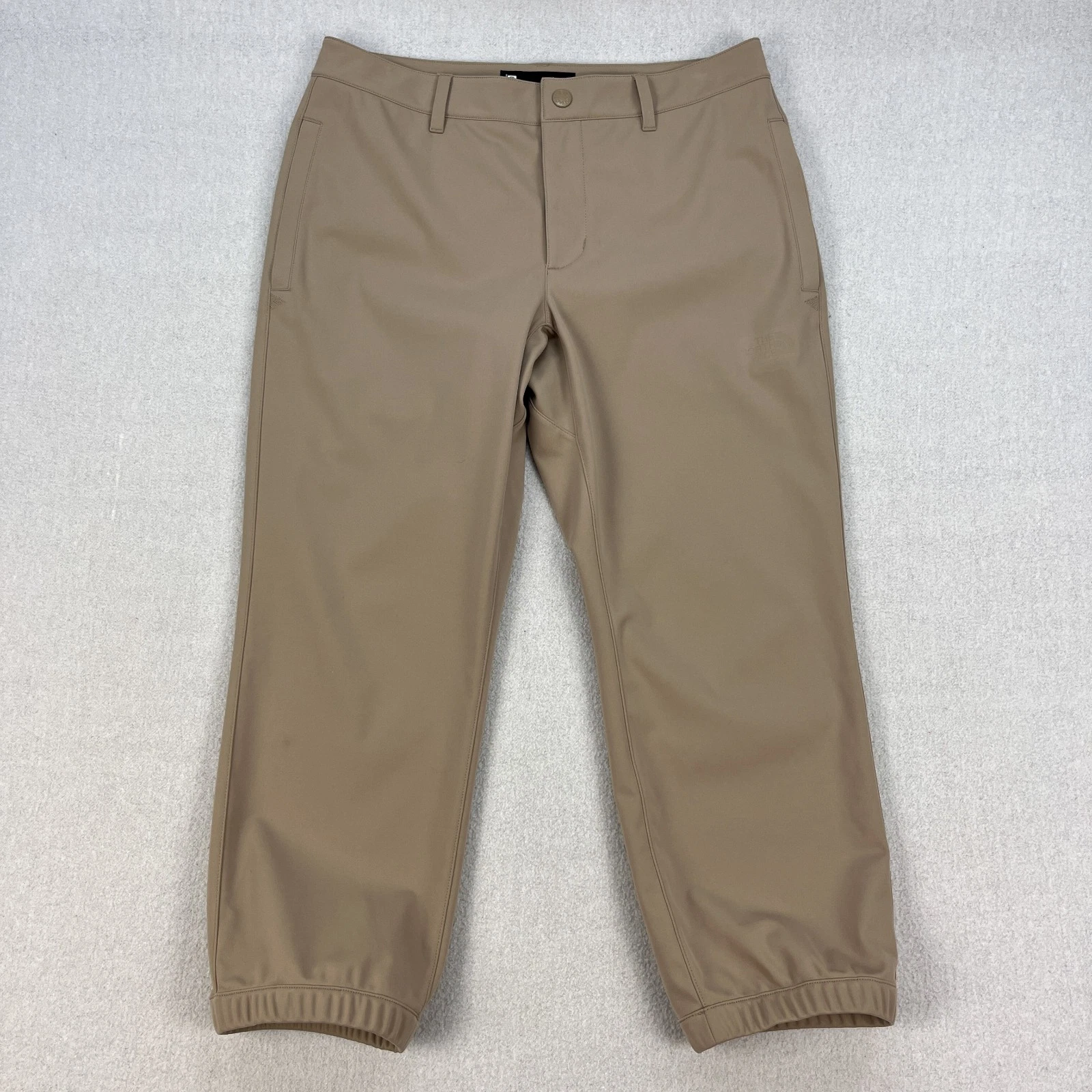 North Face Windwall Softshell Crop Pants Mens 30 *Fits 32x24 Beige Climb Hike