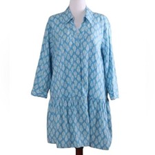 Zara Blue Mini Dress (Size Large)