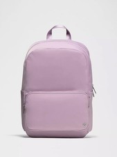 Lululemon Everywhere Backpack 22L Metal Hardware- Lilac Play/Wacky Khaki/Silver