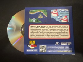 PCE Works FANTASY STAR SOLDIER:  TurboGrafx/ PC Engine/ Analogue Duo/ Polymega