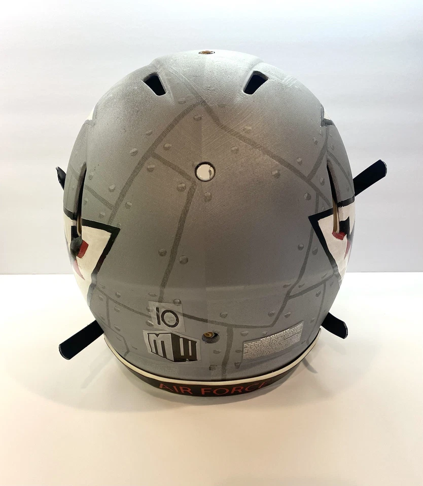 Casco de fútbol americano de la Fuerza Aérea Foto 3 de 4