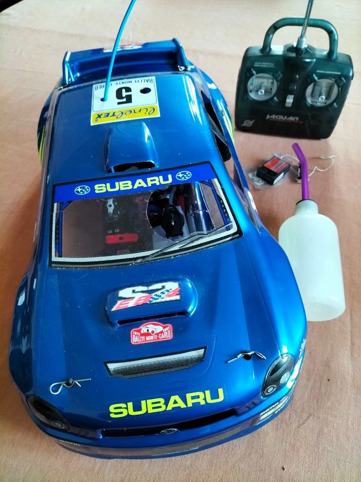 Thunder Tiger  EB-4 Car  Subaru Impreza Vintage 2006 no Kyosho Serpent Traxxas - Immagine 2 di 4