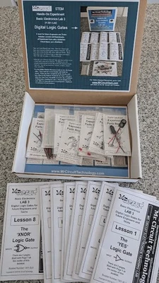 MR CIRCUIT TECHNOLOGY 1301-LAB Mr Circuit Book & Lab 3" LOGIC GATES" - How Computers Calculate