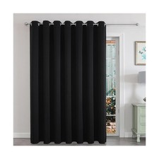 Joydeco Blackout Patio Sliding Door Curtains 84 Inches Long, Gromme... Fast Ship