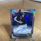 TY HARVEY 2025 BOWMAN CHROME DRAFT 1ST REFRACTOR B AUTO /499 Q4115