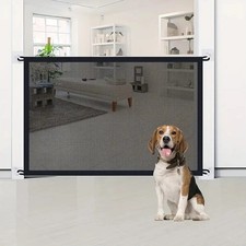 Large Pet Dog Baby Safety Gate Mesh Fence Portable Guard Indoor Home Kitchen net