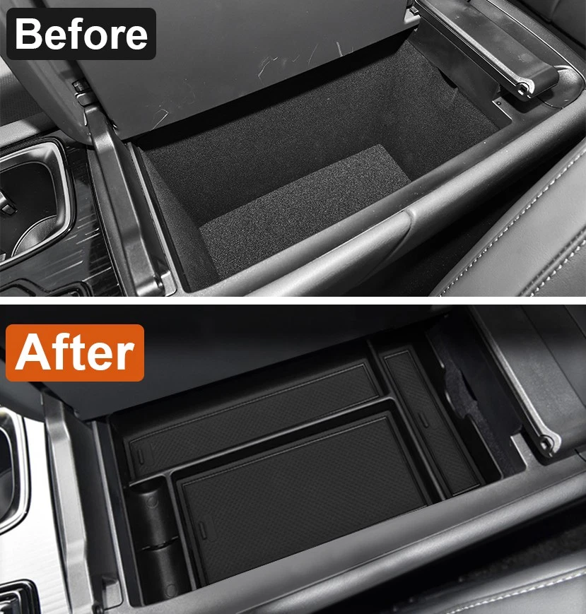 Car Armrest Storage Box Organizer For 2023 2024 2025 Lexus RX 350h 450h+ 500h Foto 4 de 4
