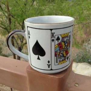 VTG-Harrahs-Marina-Casino-Coffee-Cup-Mug-Poker-Royal-Flush-Spades-Playing-Cards