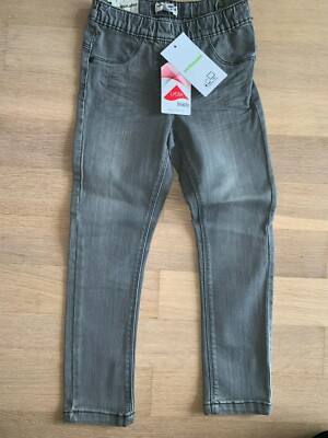Hose, Jeans, slimfit, grau, elastischer Bund, vertbaudet, 102, (104), Neu 