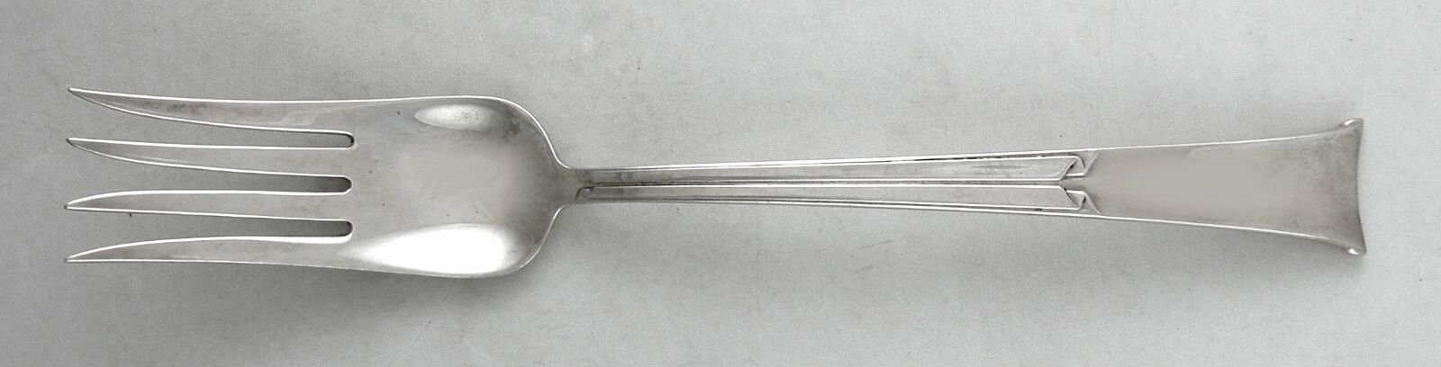 Sterling Tiffany & Co. LINENFOLD cold meat fork