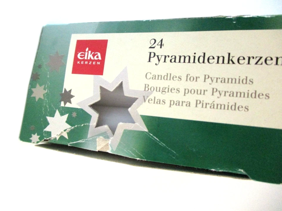 Velas piramidales blancas 24 piezas árbol de Navidad pirámide Eika ENVÍO GRATUITO Foto 2 de 4