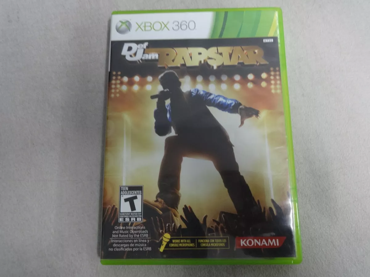 XBOX 360 DEF JAM RAPSTAR - Video Games