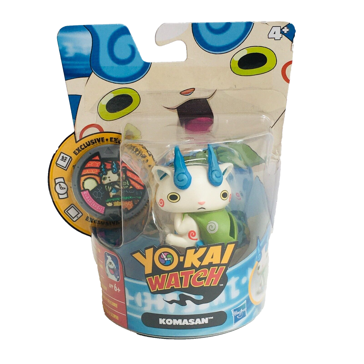 Hasbro YO-KAI WATCH KOMASAN Figure with Medal T-601 | eBay