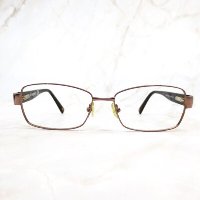 Nine West Eyeglasses Frame NW1221-250 Women's Gold Black Rectangular 54-15-135