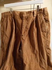 Orvis Pants Mens Size 36 Corduroy Pants Tan Cotton Poly Blend