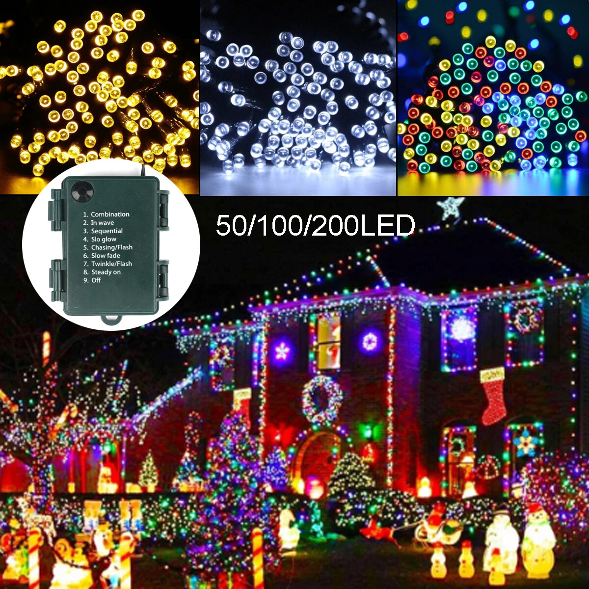 Battery operated mini christmas lights with timer deals