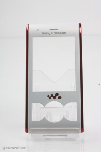 W595i FRONTCOVER WEISS ROT A-COVER OBERSCHALE WHITE RED ORIGINAL Sony Ericsson