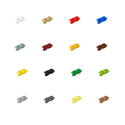 NEW~100x 3938 Plate 1x2（Rocking）Building Pieces Bricks, Pieces & Parts